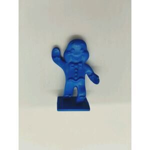 Candyland Blue Gingerbread Man Token Replacement Game Piece 2010 Plastic